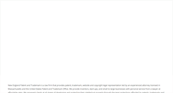 Desktop Screenshot of patentstrademarklaw.com